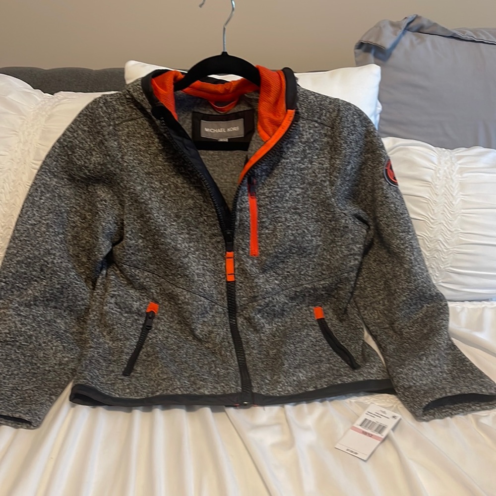 NWT Michael Kors Boys Zip Hoodie Size 10/12